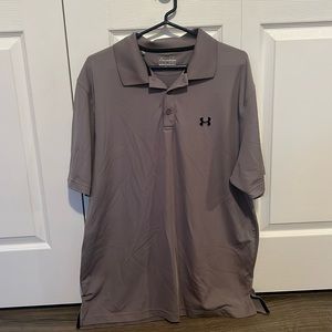 Gray Under Armour Polo